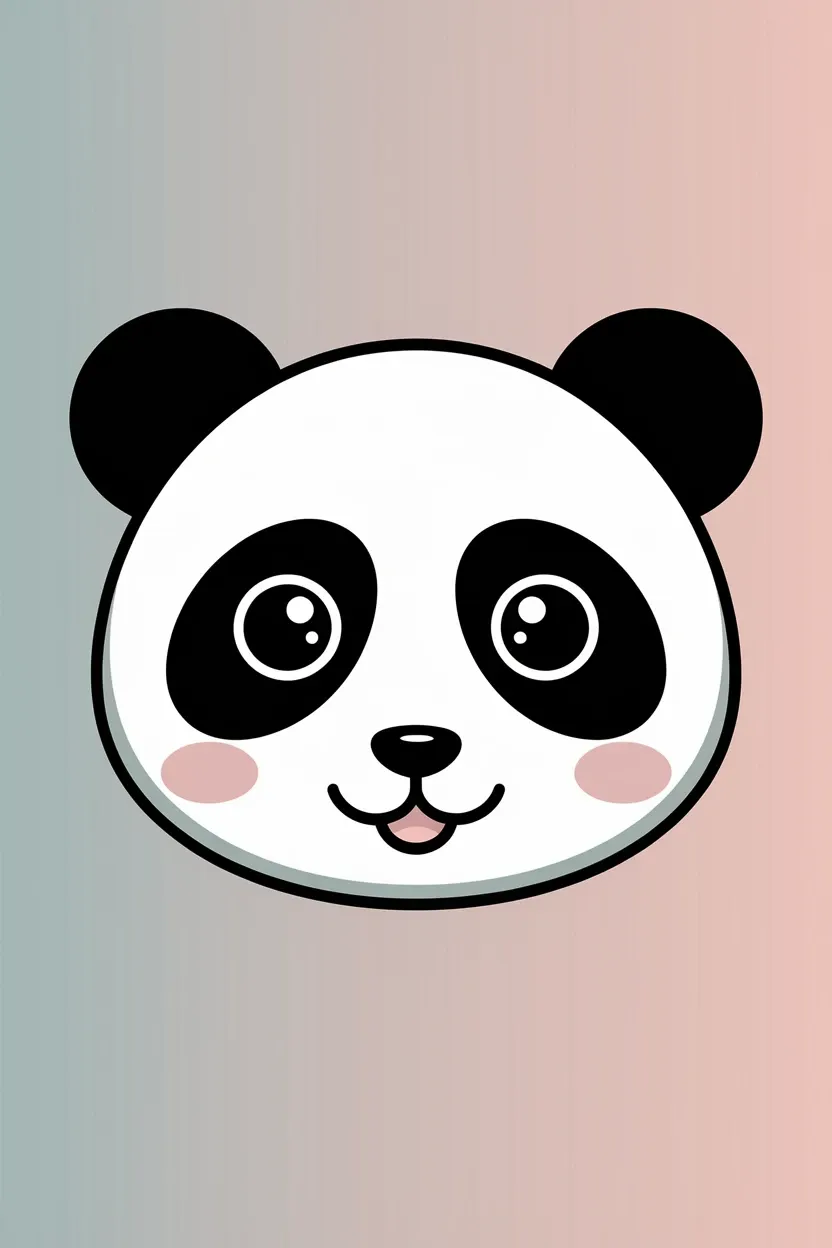 cozy kawaii animal face iphone wallpapers with sleepy critters in soft pastel colors for digital download_1
