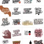 Mood Bubble Bundle iphone stickers_1