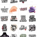 sassy iphone stickers, petty digital download, funny imessage replies, bold aesthetic png_1