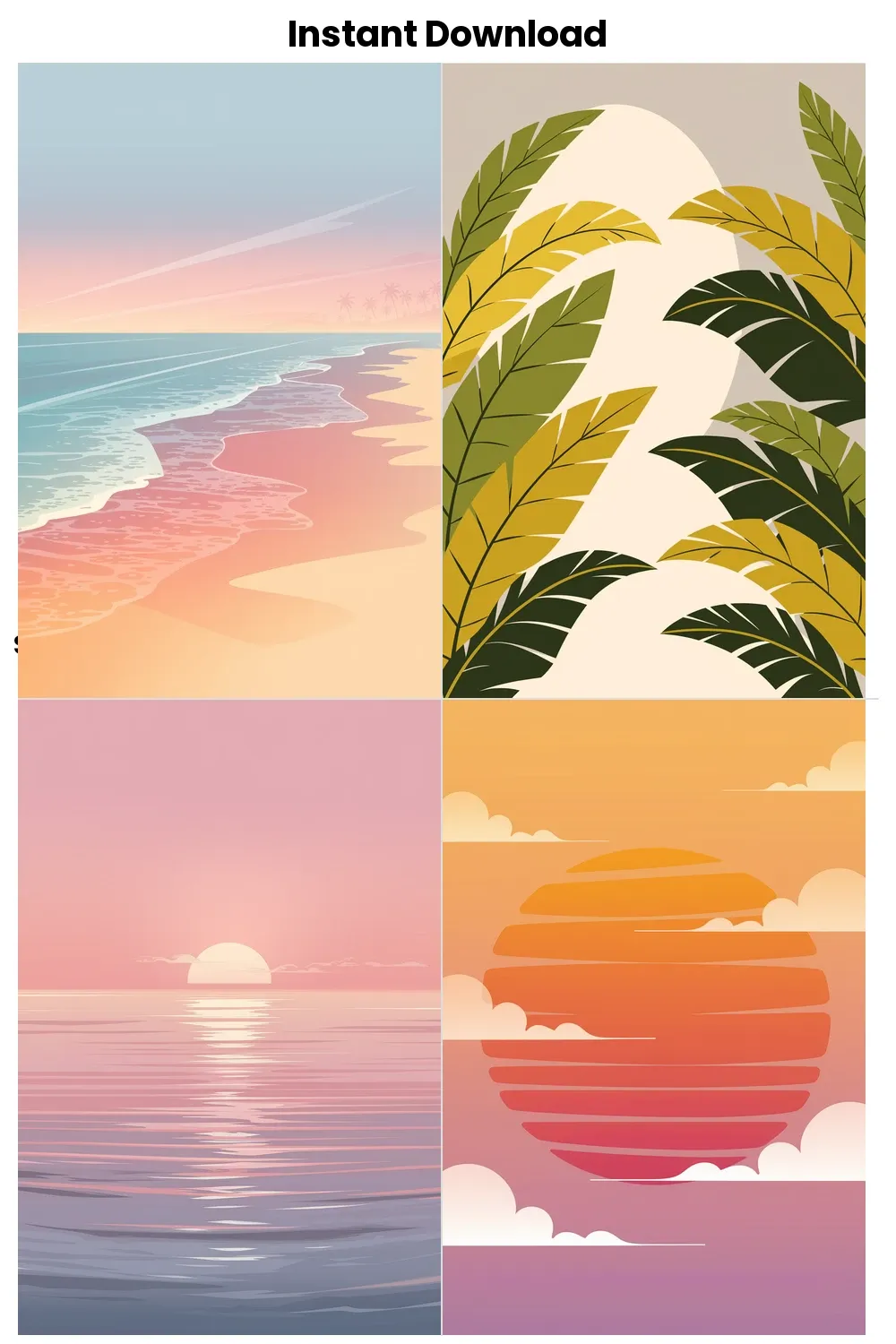 summer iphone wallpaper, aesthetic summer phone background, beach vibe wallpapers, pastel iphone wallpaper, tropical phone aesthetic, summer aesthetic iPhone pack, sun and sand wallpapers_1